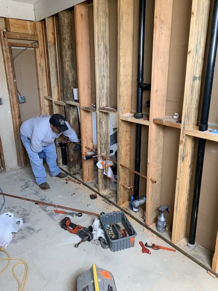 Commercial rough-in plumbing for Water Heater Replacement in West Price Hill
